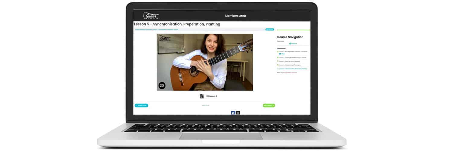 Classical Guitar Online Course - 2023